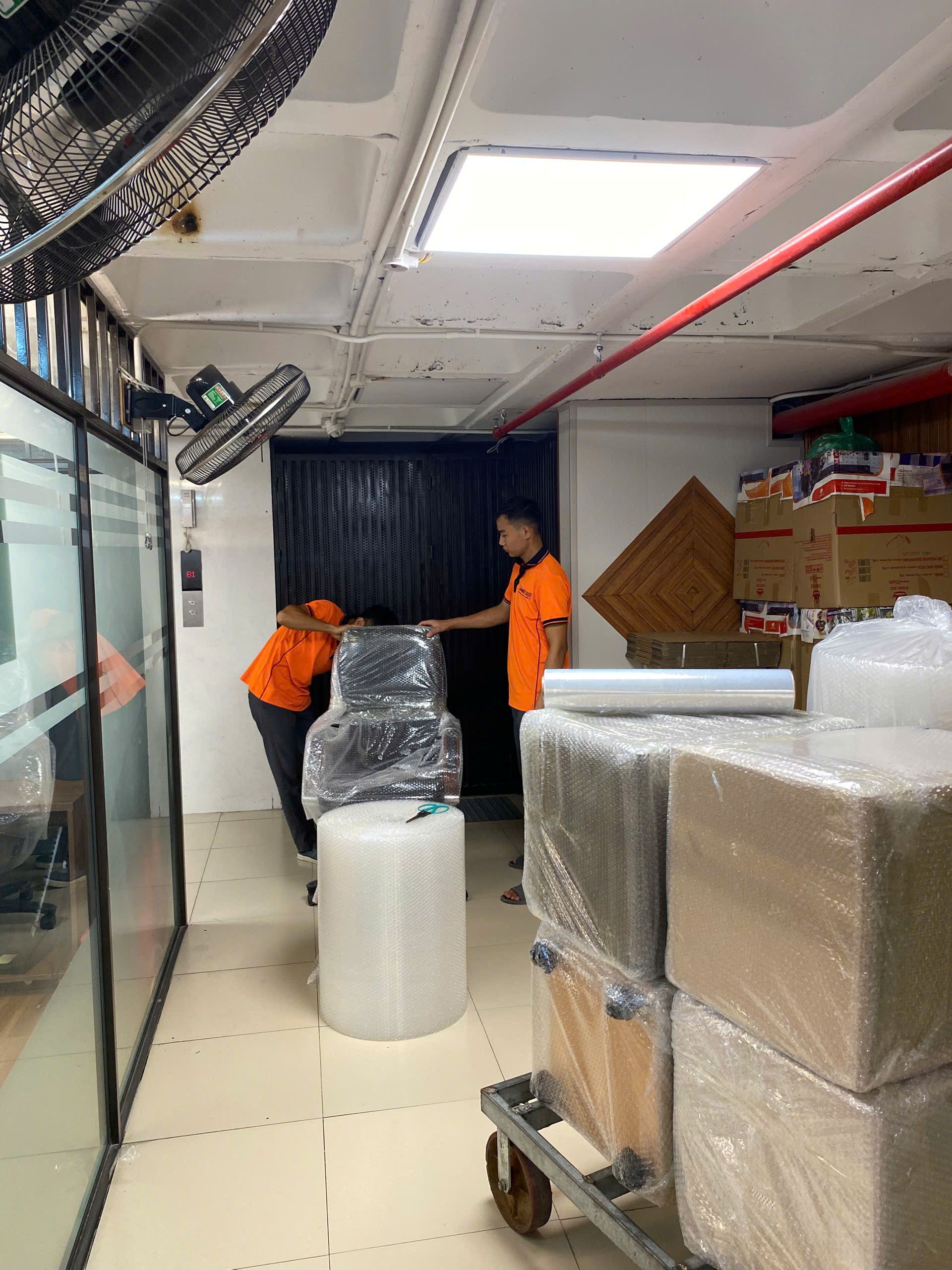 xốp hơi chống sốc