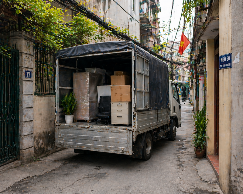 Dịch vụ thuê xe tải phường Yên Sở Hà Nội